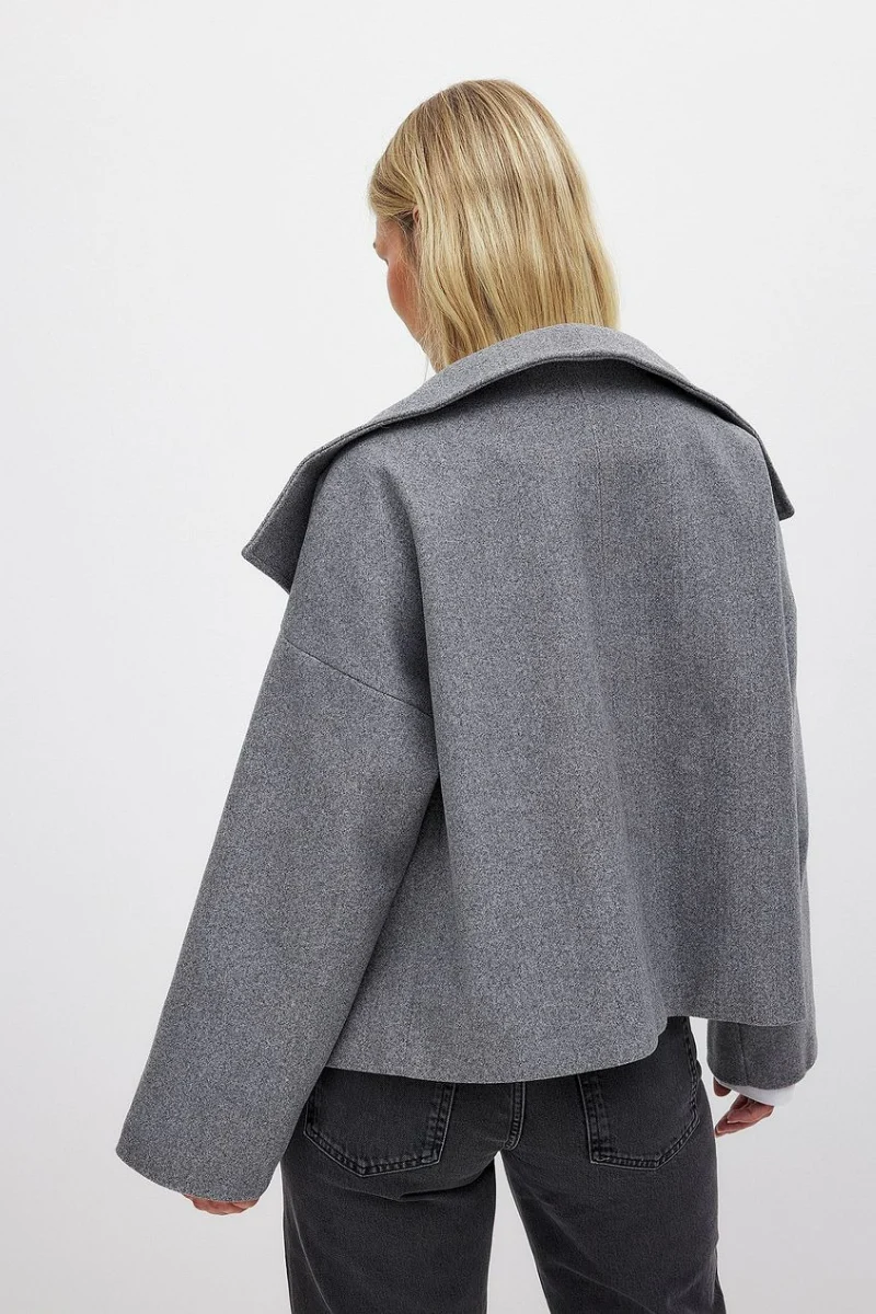 Damen Vintage-Doppelreiher-Mantel | Kurz - Image 9