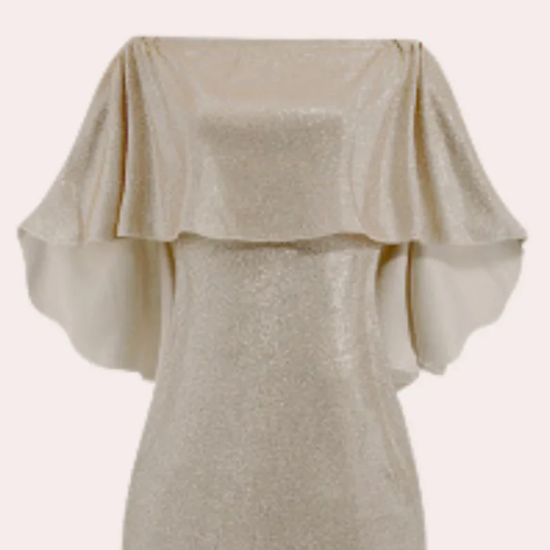Damen Vintage schulterfreies Paillettenkleid | Maxi - Image 2