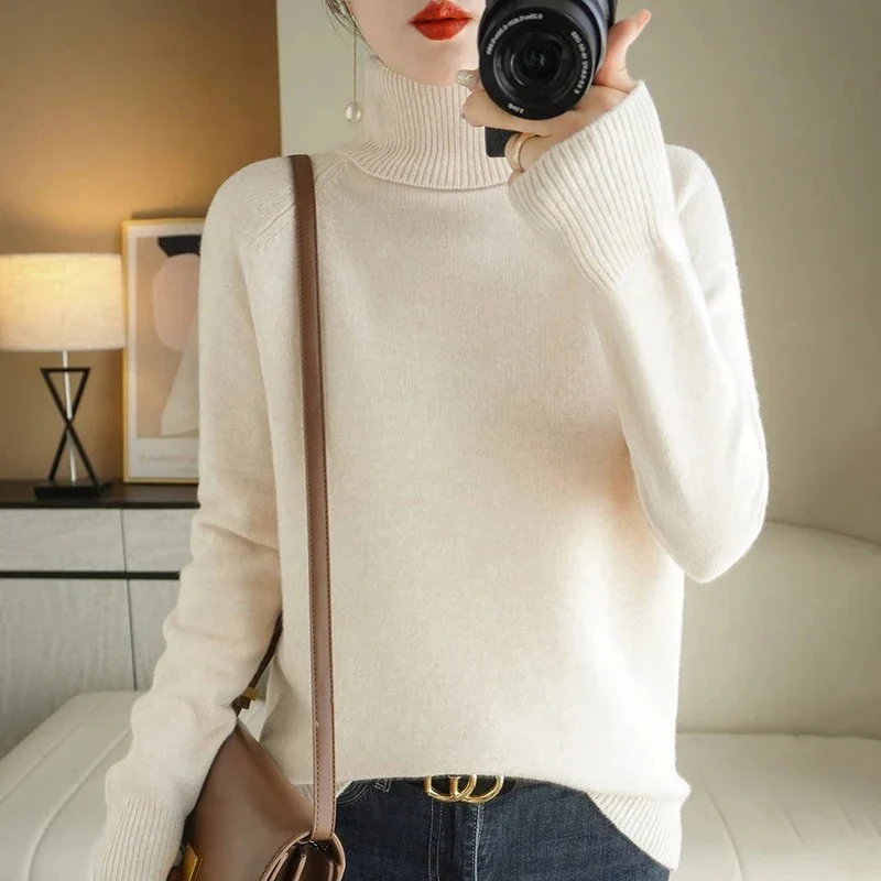Damen warmer Strickpullover | Rollkragen - Image 5
