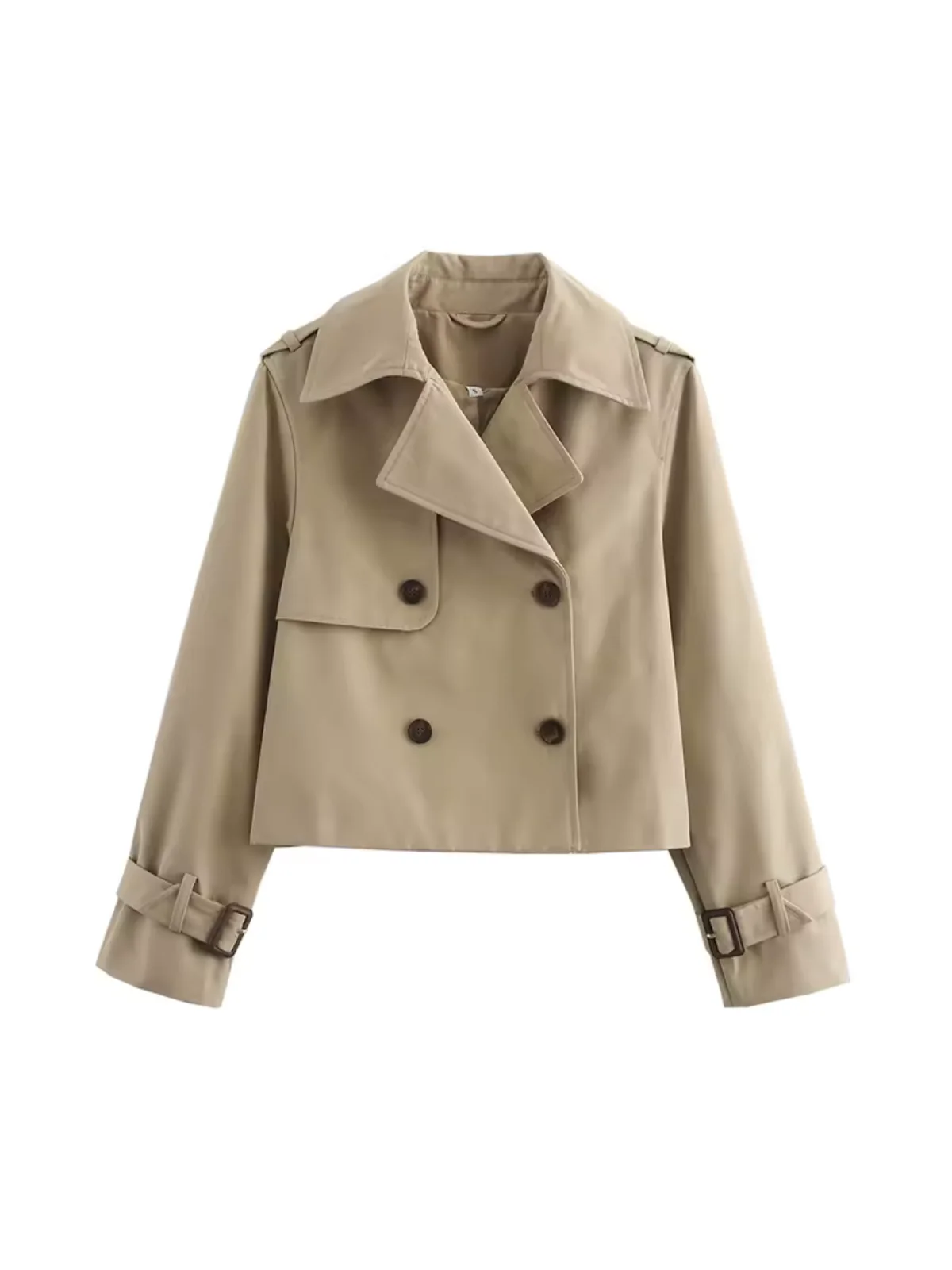 Damen Wasserdichter Trenchcoat | Mit Gürtel Manschetten und Reverskragen - Image 4