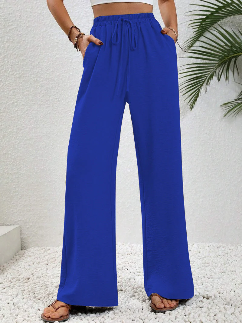 Damen Weite Sommerhose mit elastischem Bund und praktischen Seitentaschen - Image 15