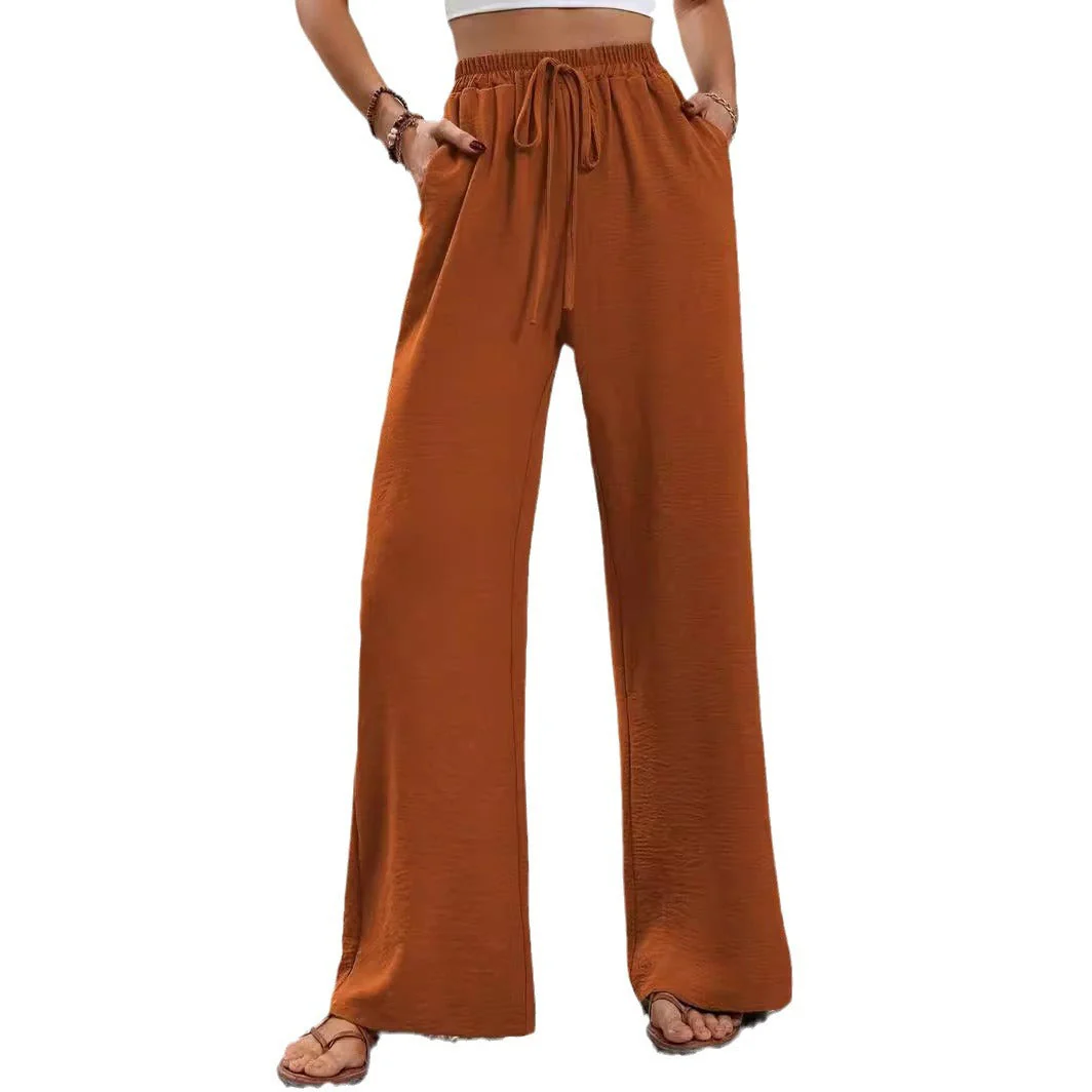 Damen Weite Sommerhose mit elastischem Bund und praktischen Seitentaschen - Image 4