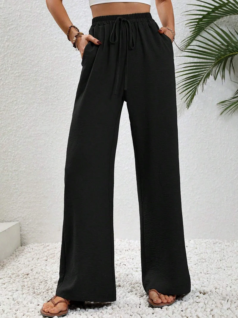 Damen Weite Sommerhose mit elastischem Bund und praktischen Seitentaschen - Image 7