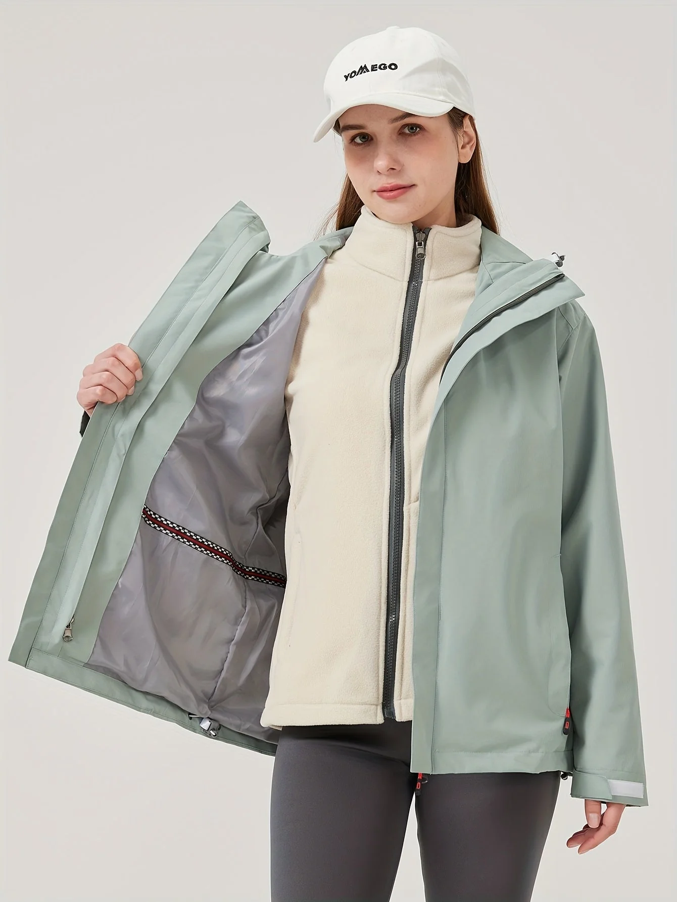Damen Winter Skijacke | Outdoor mit Kapuze - Image 6