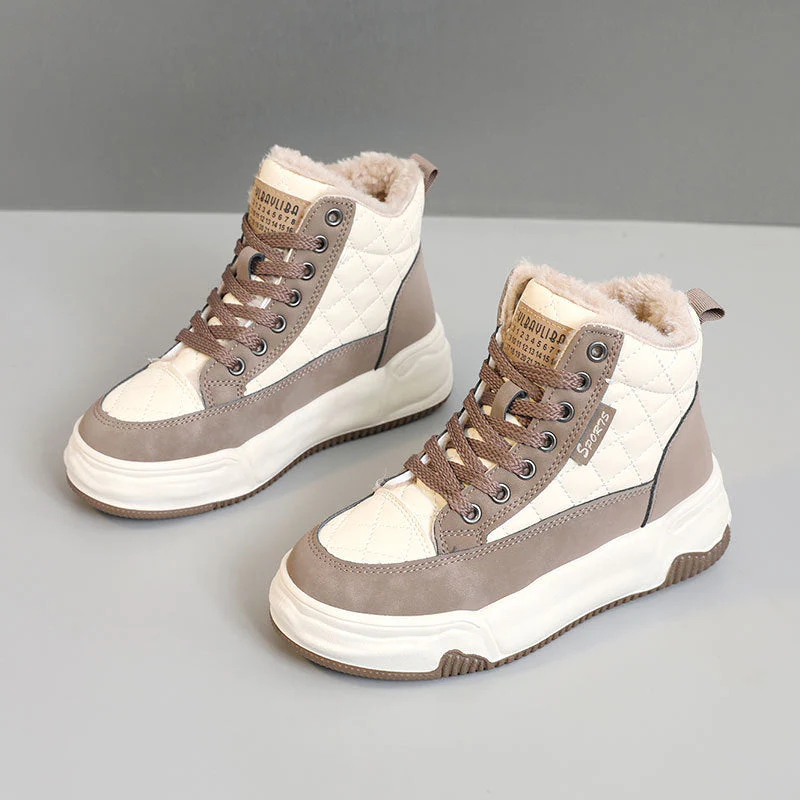Damen Winter Sportsneakers mit kuscheligem Innenfutter und robustem Profil - Image 6