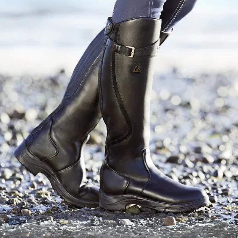 Damen Winter Stiefel | Kniehoch Reitstil mit Schnalle - Image 3