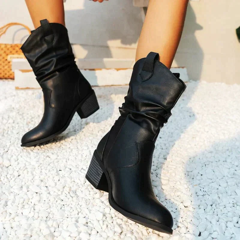Damen Winter Stiefel | Kurz mit Absatz - Image 4