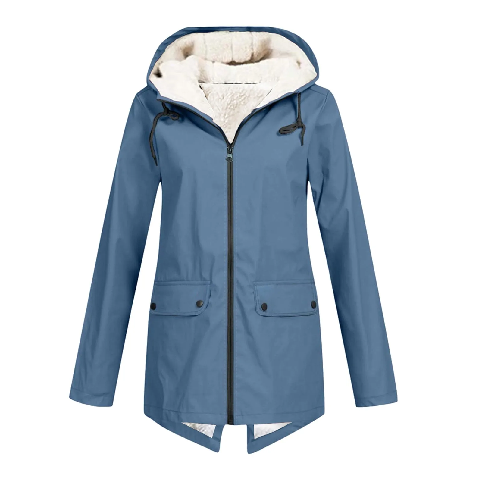 Damen Winter Wasserdichter Trenchcoat | Mit Kapuze - Image 3