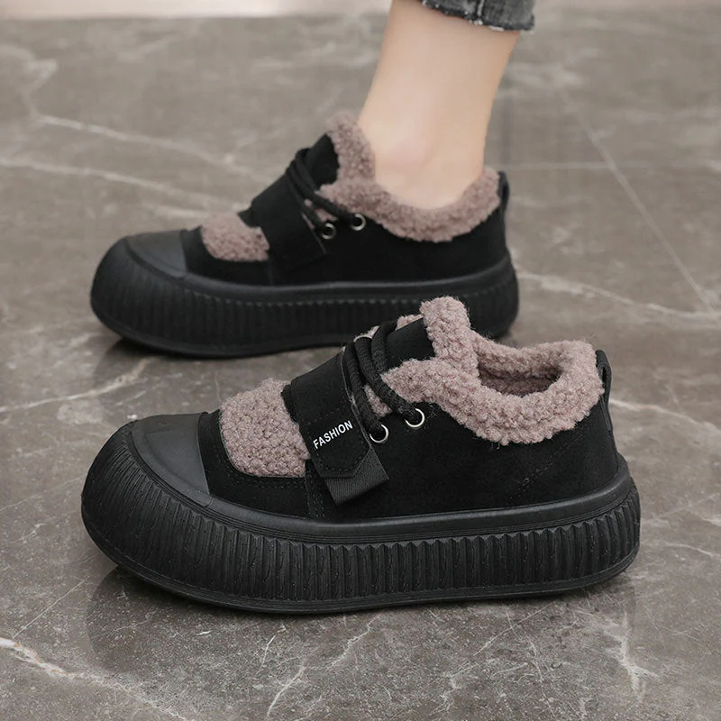Damen Winterfreizeitschuhe mit kuscheligem Fleece-Innenfutter und rutschfester Sohle - Image 3