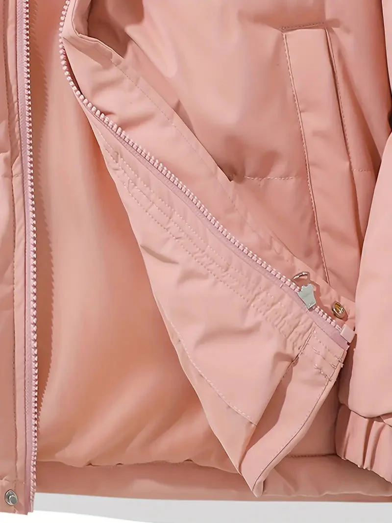 Damen-Winterjacke mit Kapuze – Wasserabweisend, hohe Wärmeisolierung, praktische Taschen - Image 3