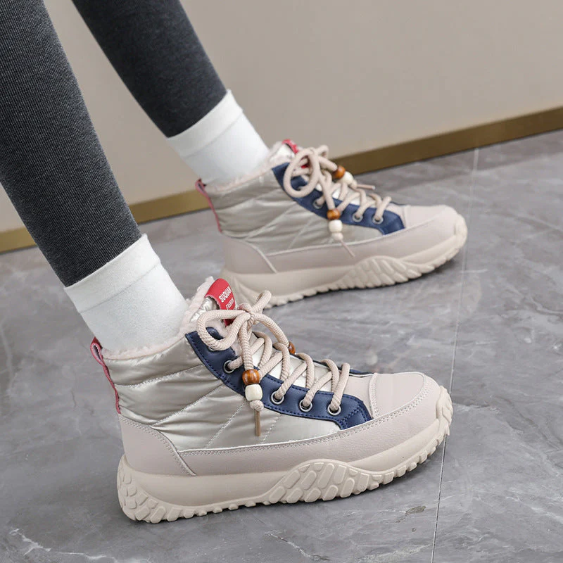 Damen Winterliche High-Top Sneaker mit schützender Fleece-Innenausstattung - Image 2