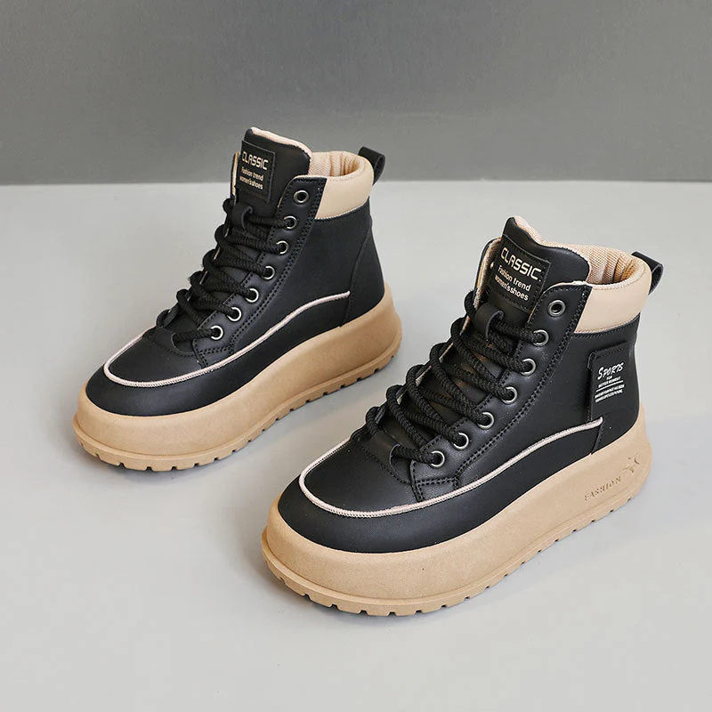 Damen Winterliche High-Top Sneakers mit dämpfender Laufsohle und robustem Profil - Image 6