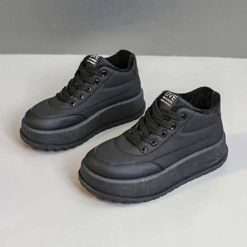 Damen Winterliche High-Top Sneakers mit Fleece-Innenfutter - Image 6
