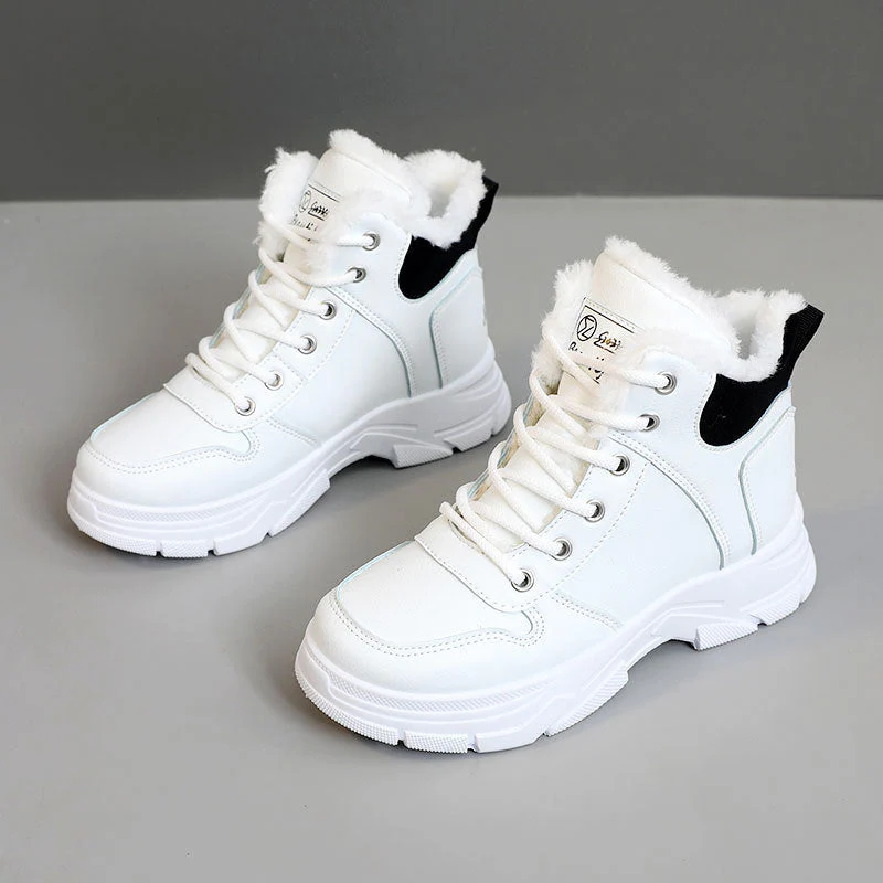 Damen Winterliche High-Top Sneakers mit kuscheligem Futter - Image 6