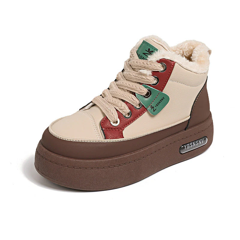 Damen Winterliche High-Top Sneakers mit kuscheligem Innenfutter und dämpfender Sohle - Image 4