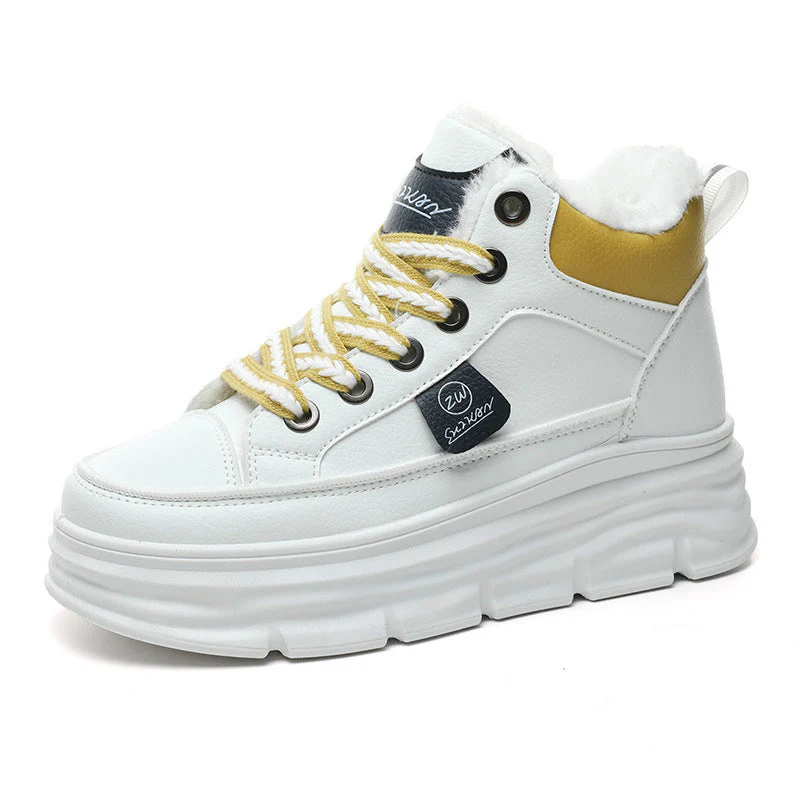 Damen Winterliche High-Top Sneakers mit luxuriösem Fleece-Futter - Image 4