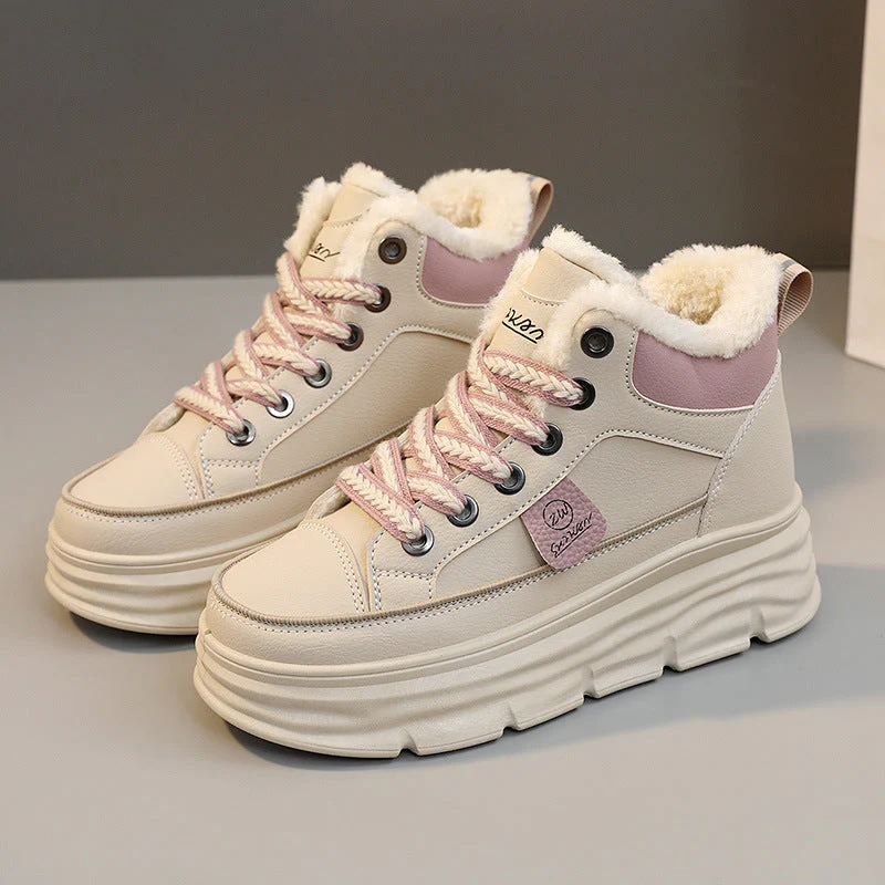 Damen Winterliche High-Top Sneakers mit luxuriösem Fleece-Futter - Image 5