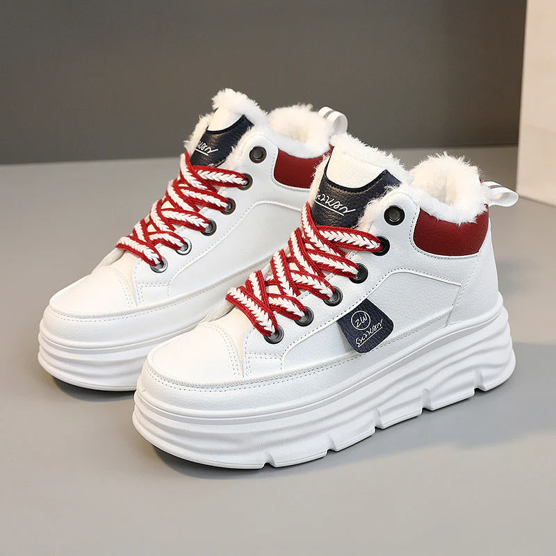 Damen Winterliche High-Top Sneakers mit luxuriösem Fleece-Futter - Image 6