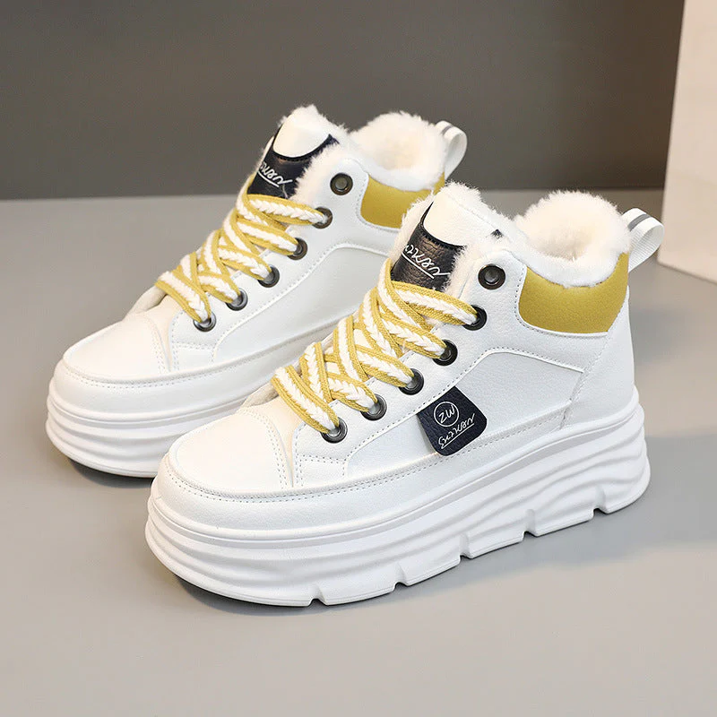 Damen Winterliche High-Top Sneakers mit luxuriösem Fleece-Futter - Image 7