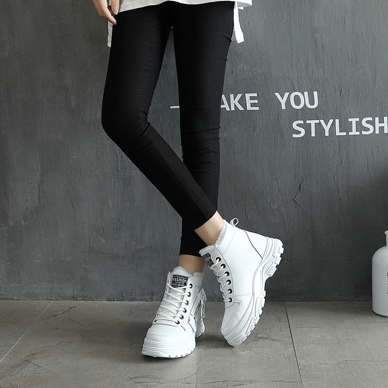 Damen Winterliche High-Top Stiefel mit weichem Innenfutter und rutschfester Sohle - Image 4