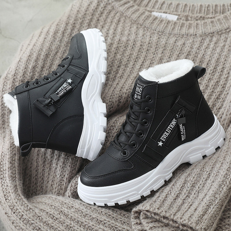 Damen Winterliche High-Top Stiefel mit weichem Innenfutter und rutschfester Sohle - Image 7