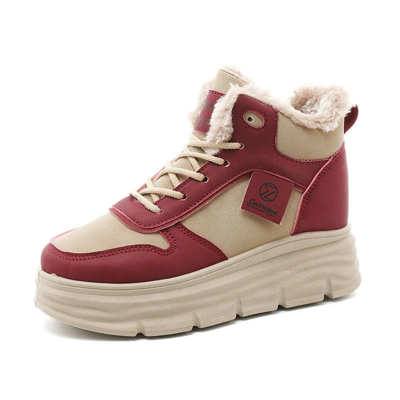 Damen Winterliche Hochstiefel mit kuscheligem Innenfutter - Image 4