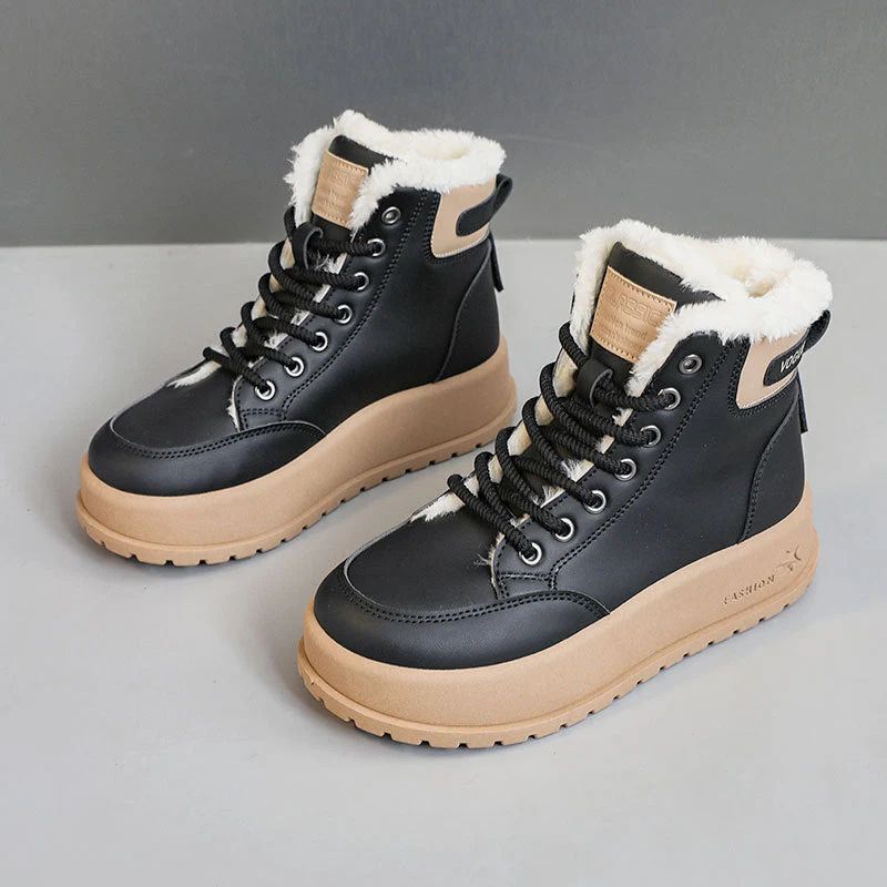 Damen Winterliche Stiefel mit kuscheligem Fleece-Futter und rutschfester Sohle - Image 6