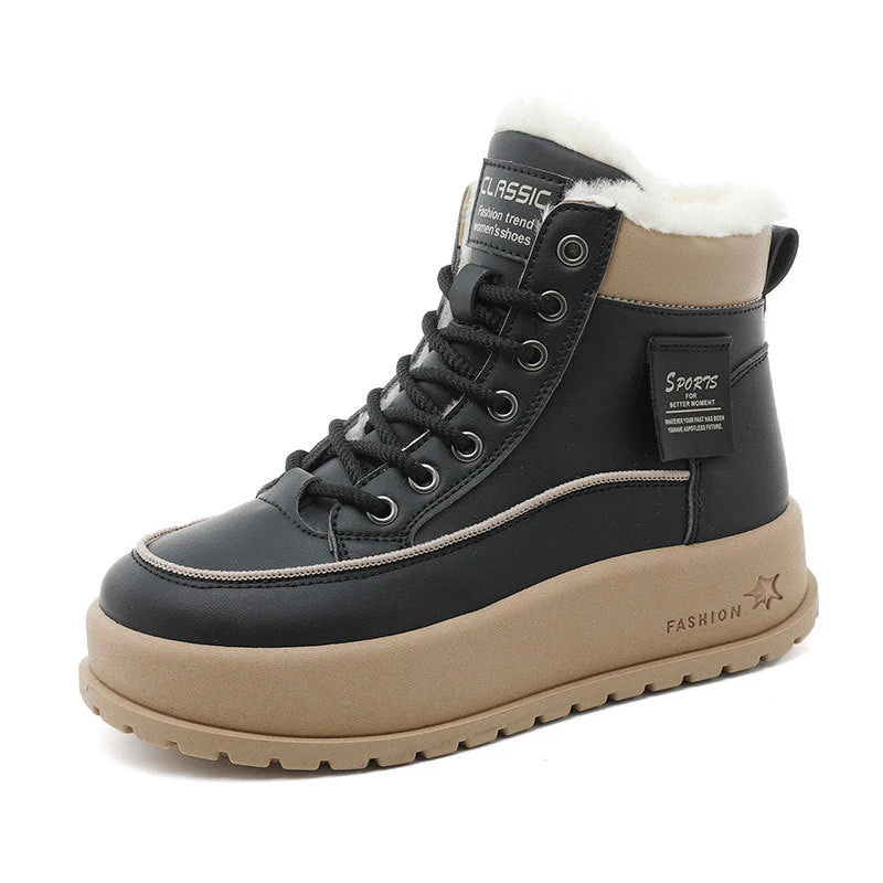 Damen Winterstiefel mit flauschigem Innenfutter und rutschfester Sohle - Image 4