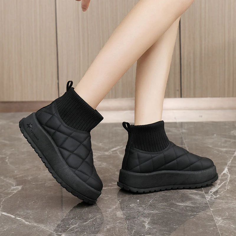 Damen Winterstiefel mit isolierendem Fleece-Innenfutter und rutschfester Sohle - Image 2