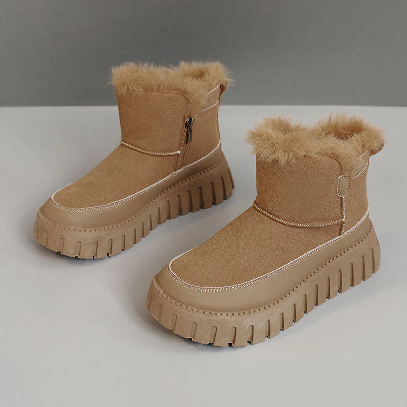 Damen Winterstiefel mit luxuriösem Kunstfell und rutschfester Sohle - Image 5