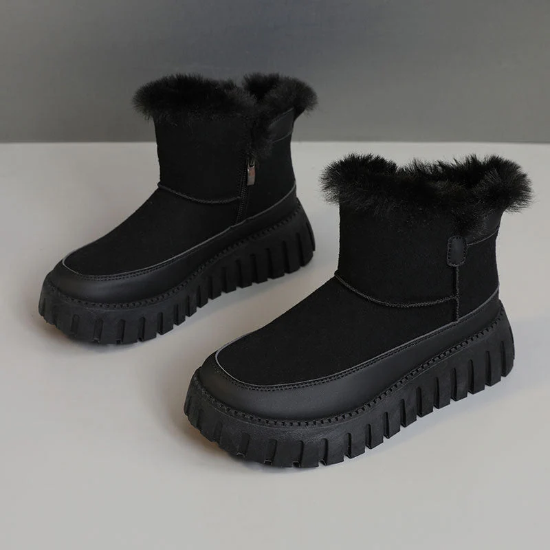 Damen Winterstiefel mit luxuriösem Kunstfell und rutschfester Sohle - Image 6