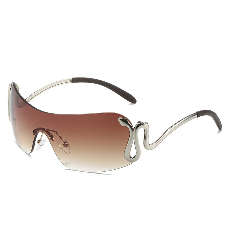 Damen Y2K Übergroße Sonnenbrille | Stylisch
