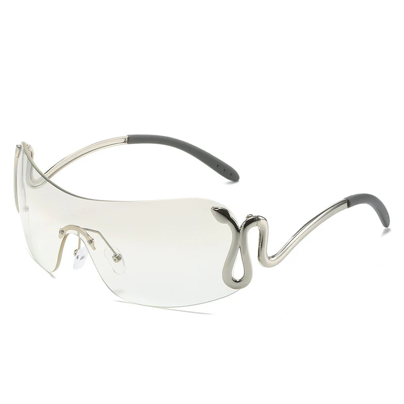 Damen Y2K Übergroße Sonnenbrille | Stylisch - Image 5