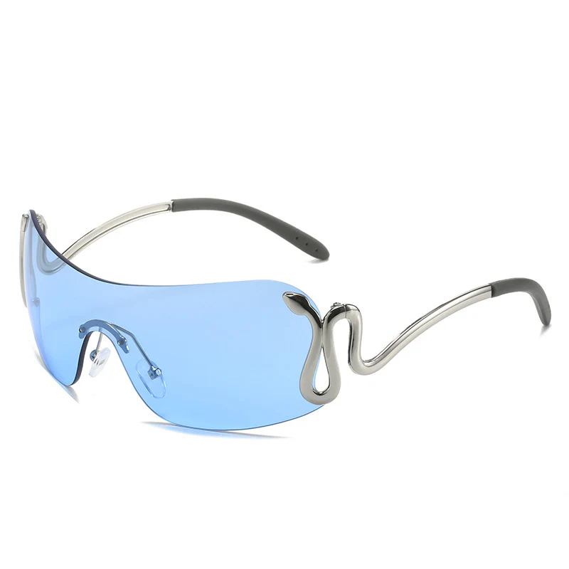 Damen Y2K Übergroße Sonnenbrille | Stylisch - Image 6