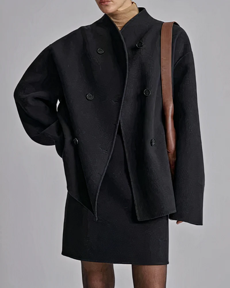 Damen zeitloser Doppelreiher-Mantel | Herbst - Image 2