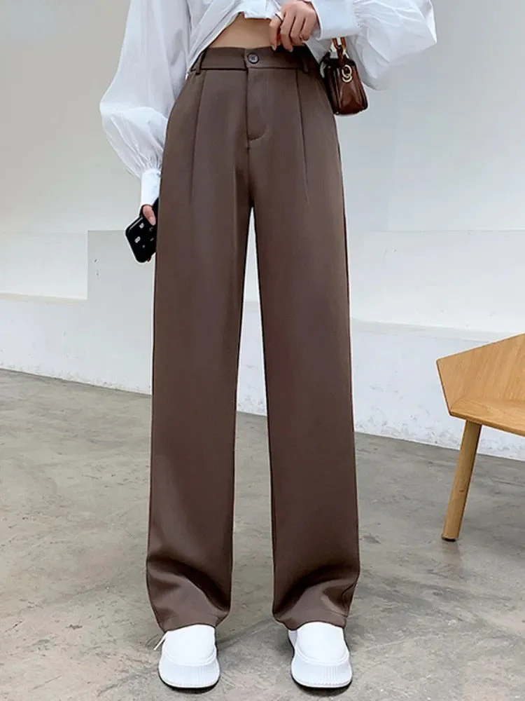 Yvette | Damen Wide Leg Hose Hohe Taille Locker – High Waist Wide Leg Hose 2026 - Image 2