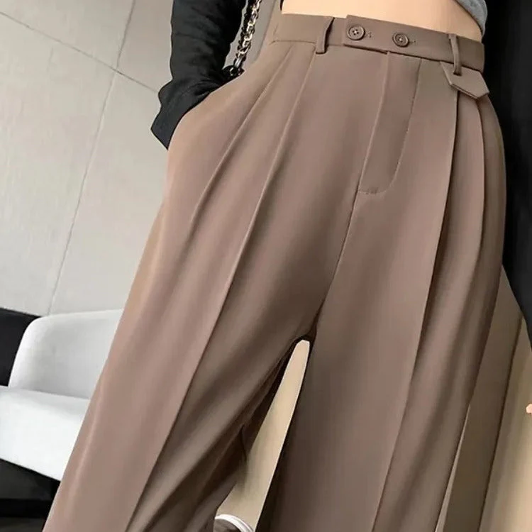 Yvette | Damen Wide Leg Hose Hohe Taille Locker – High Waist Wide Leg Hose 2026 - Image 6
