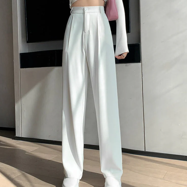 Yvette | Damen Wide Leg Hose Hohe Taille Locker – High Waist Wide Leg Hose 2026 - Image 8