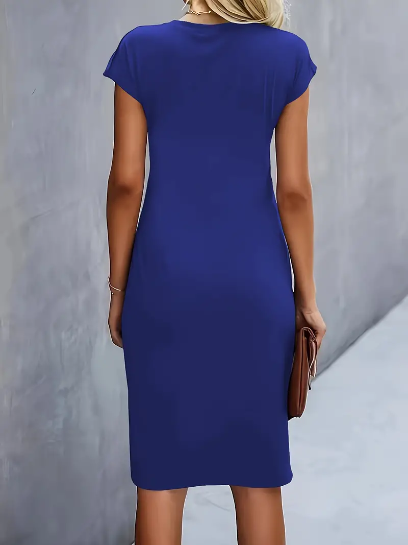 Damenkleid mit Rundhalsausschnitt – Elegantes Sommerkleid für Alltag & Besondere Anlässe - Image 11