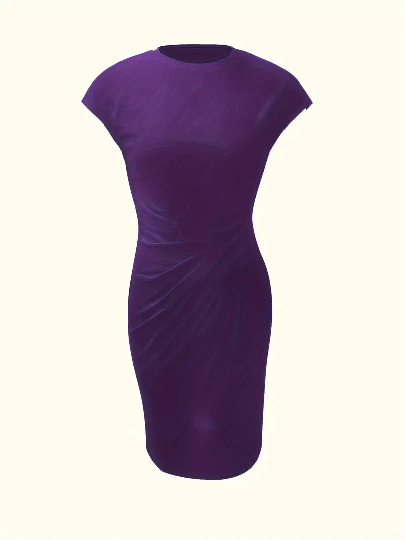 Damenkleid mit Rundhalsausschnitt – Elegantes Sommerkleid für Alltag & Besondere Anlässe - Image 14