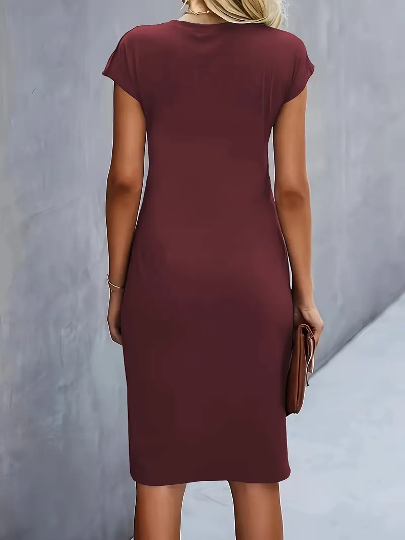 Damenkleid mit Rundhalsausschnitt – Elegantes Sommerkleid für Alltag & Besondere Anlässe - Image 15