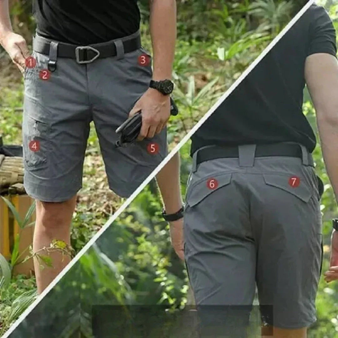 DAMIAN - CARGOSHORTS MIT 7 TASCHEN UND GRATIS GÜRTEL - Image 4