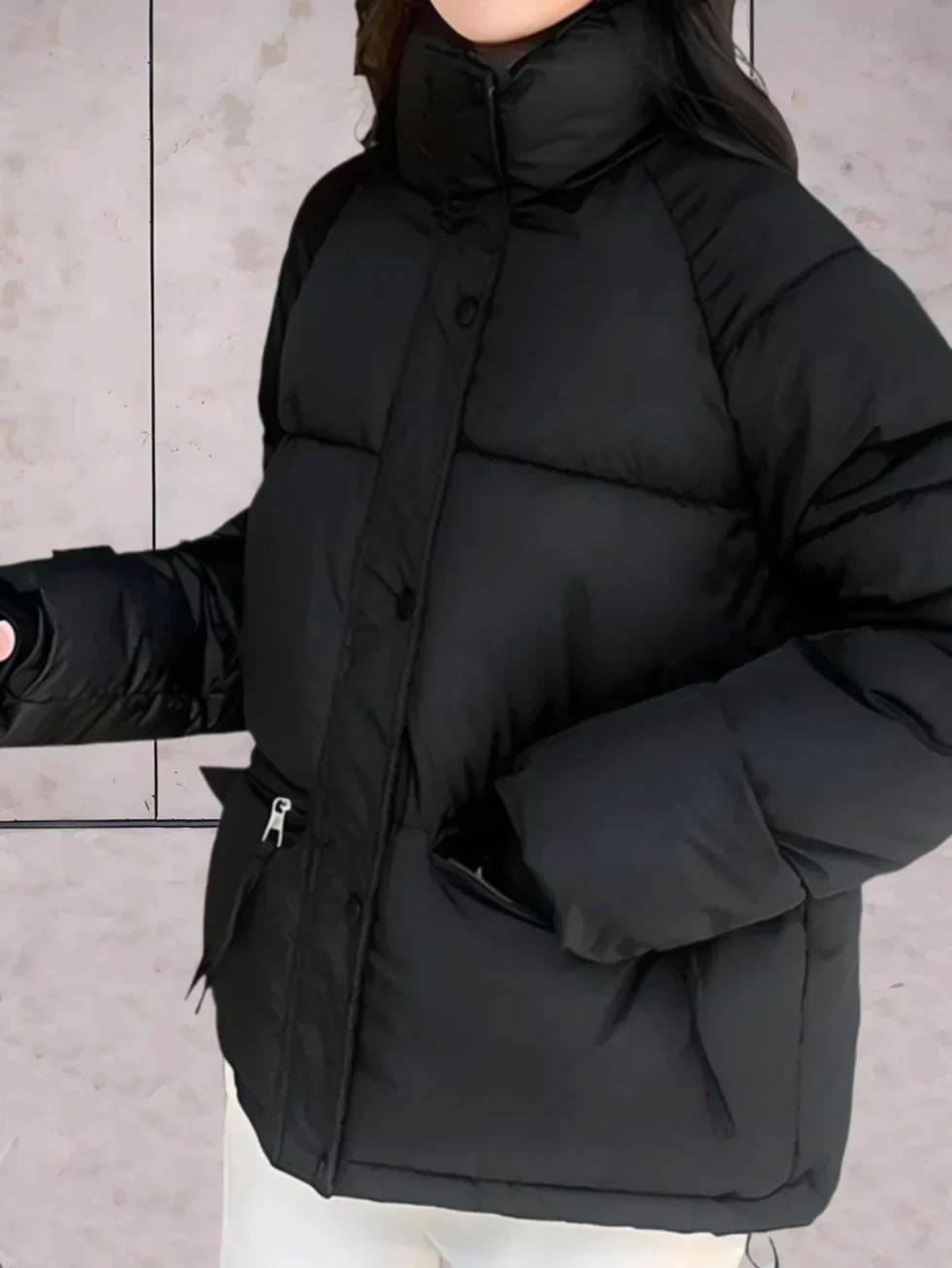 Dana – parkajacke mit stehkragen und doppelverschluss - Image 6