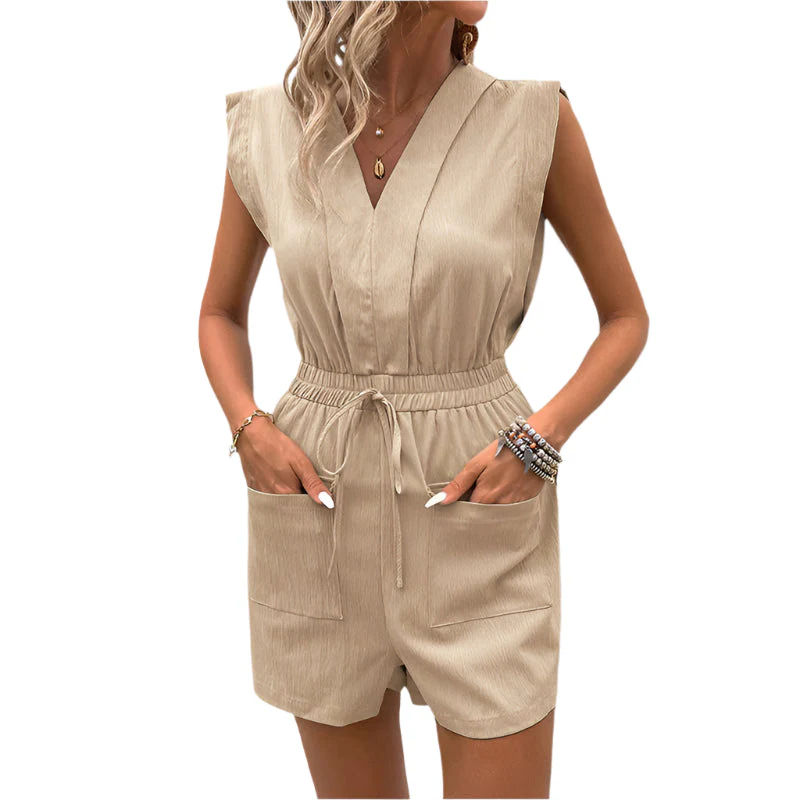 Danica - V-Ausschnitt mit elastischem Bund Jumpsuit - Image 4