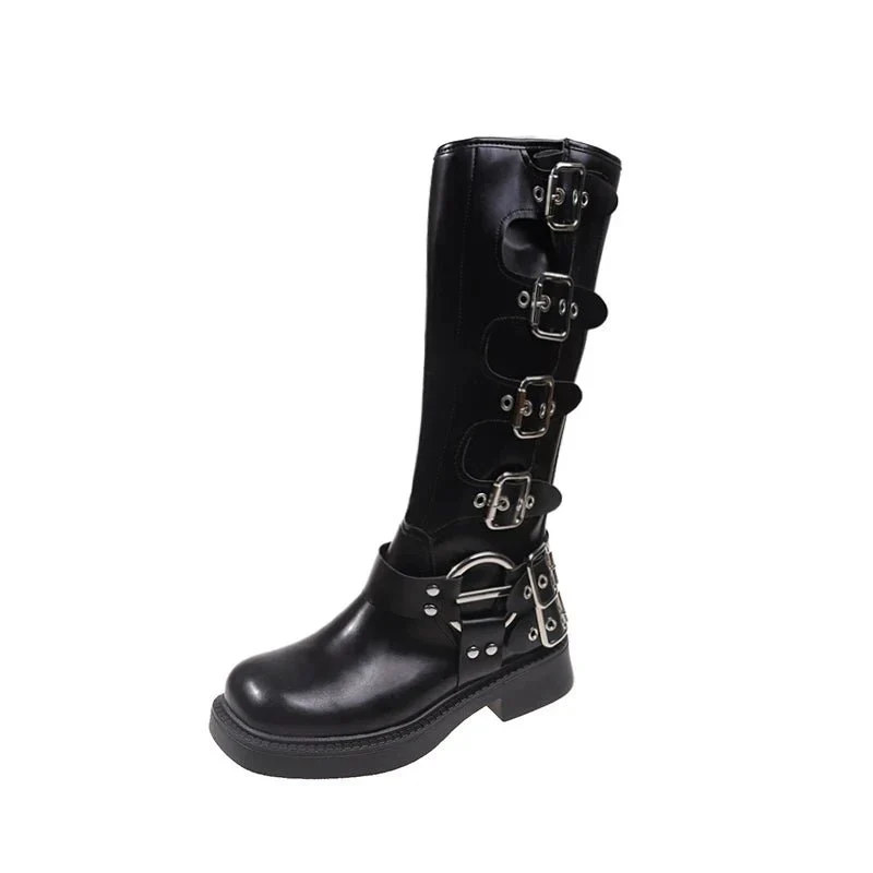 Darcie Kniehohe Gothic-Stiefel - Image 5