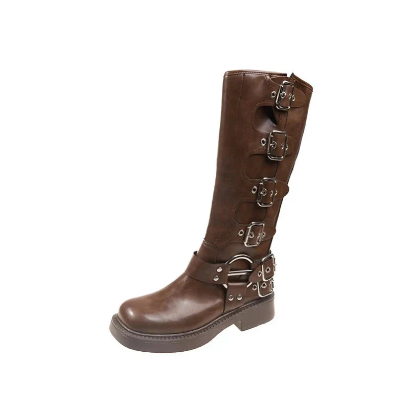 Darcie Kniehohe Gothic-Stiefel - Image 6