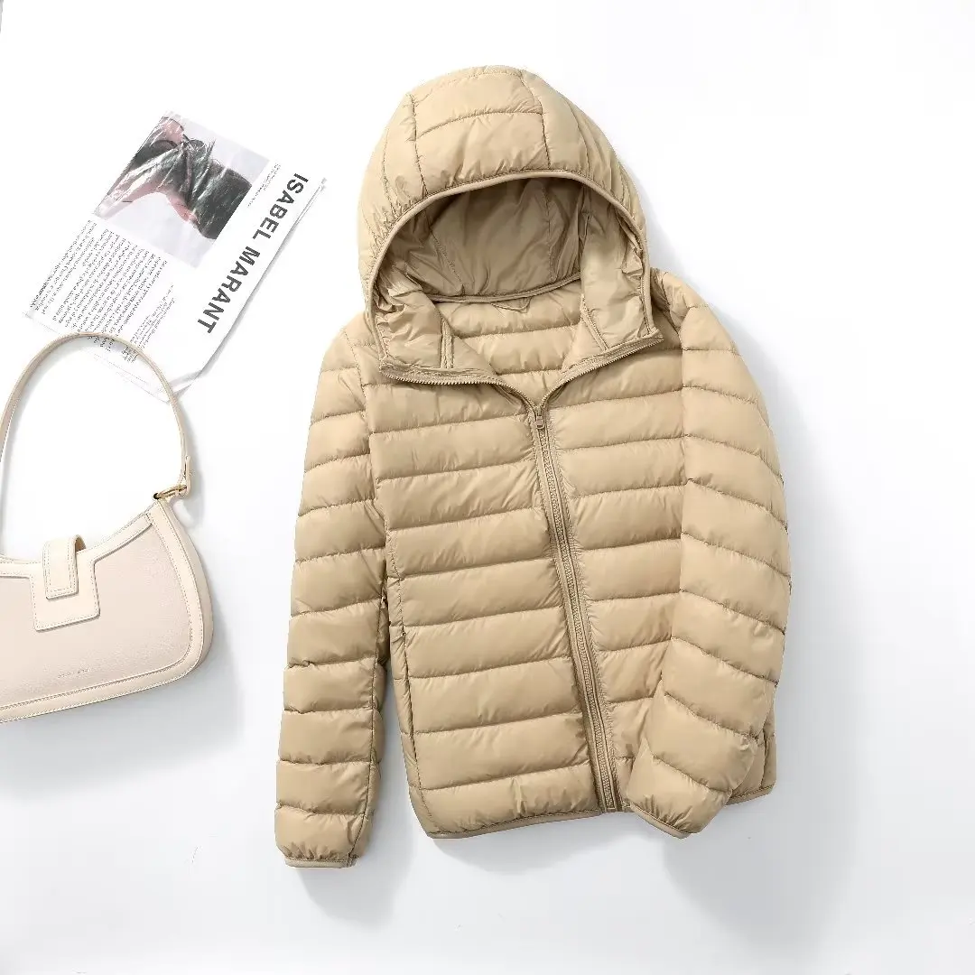 Daunenjacke Damen Leicht Mit Kapuze | Kompakt Und Gefüttert - Image 5