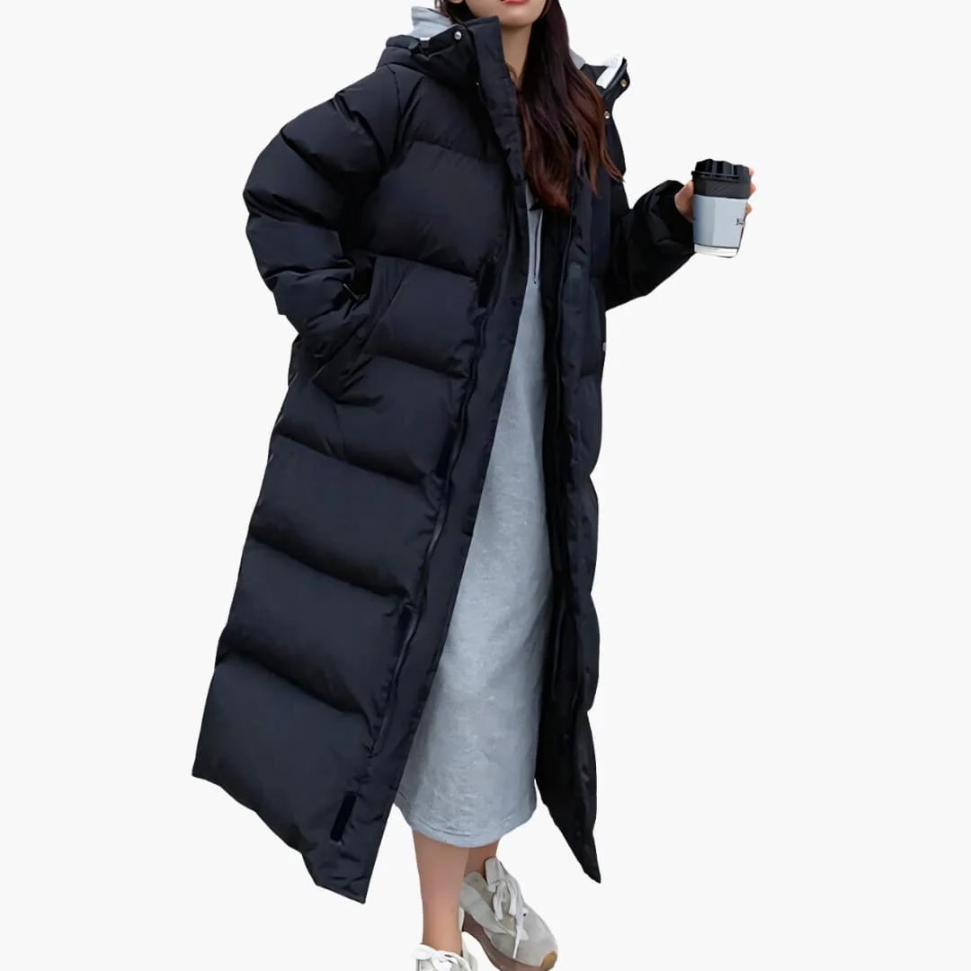 Daunenjacke mit Kapuze für Damen - Image 4