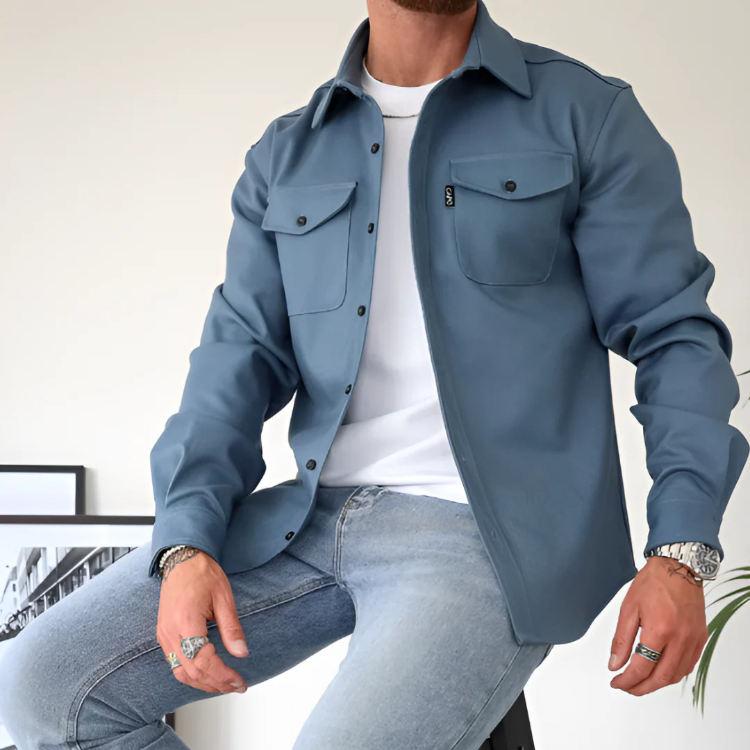 Dave | Stilvolles Overshirt für Herren - Image 10