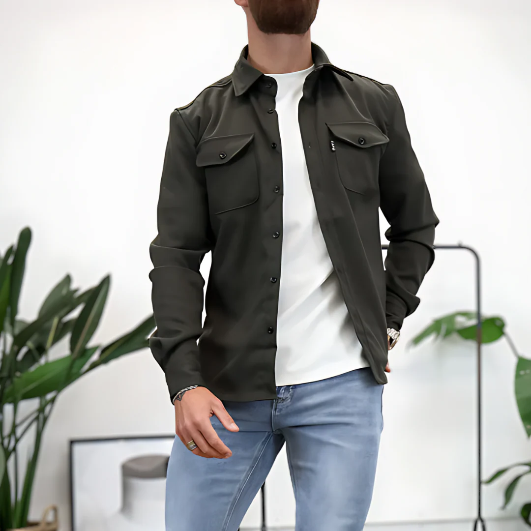 Dave | Stilvolles Overshirt für Herren - Image 3